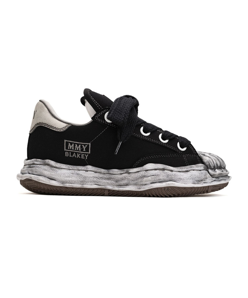 Maison MIHARAYASUHIRO "BLAKEY PUFFER" OG Sole Garment Dyed Canvas Low-top Sneaker outlook