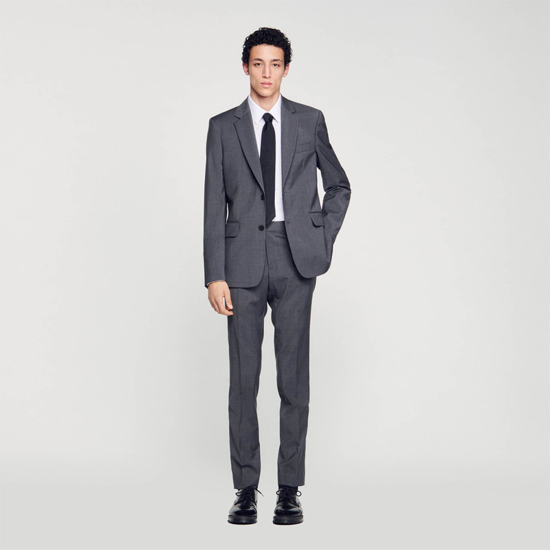 Sandro WOOL SUIT JACKET outlook