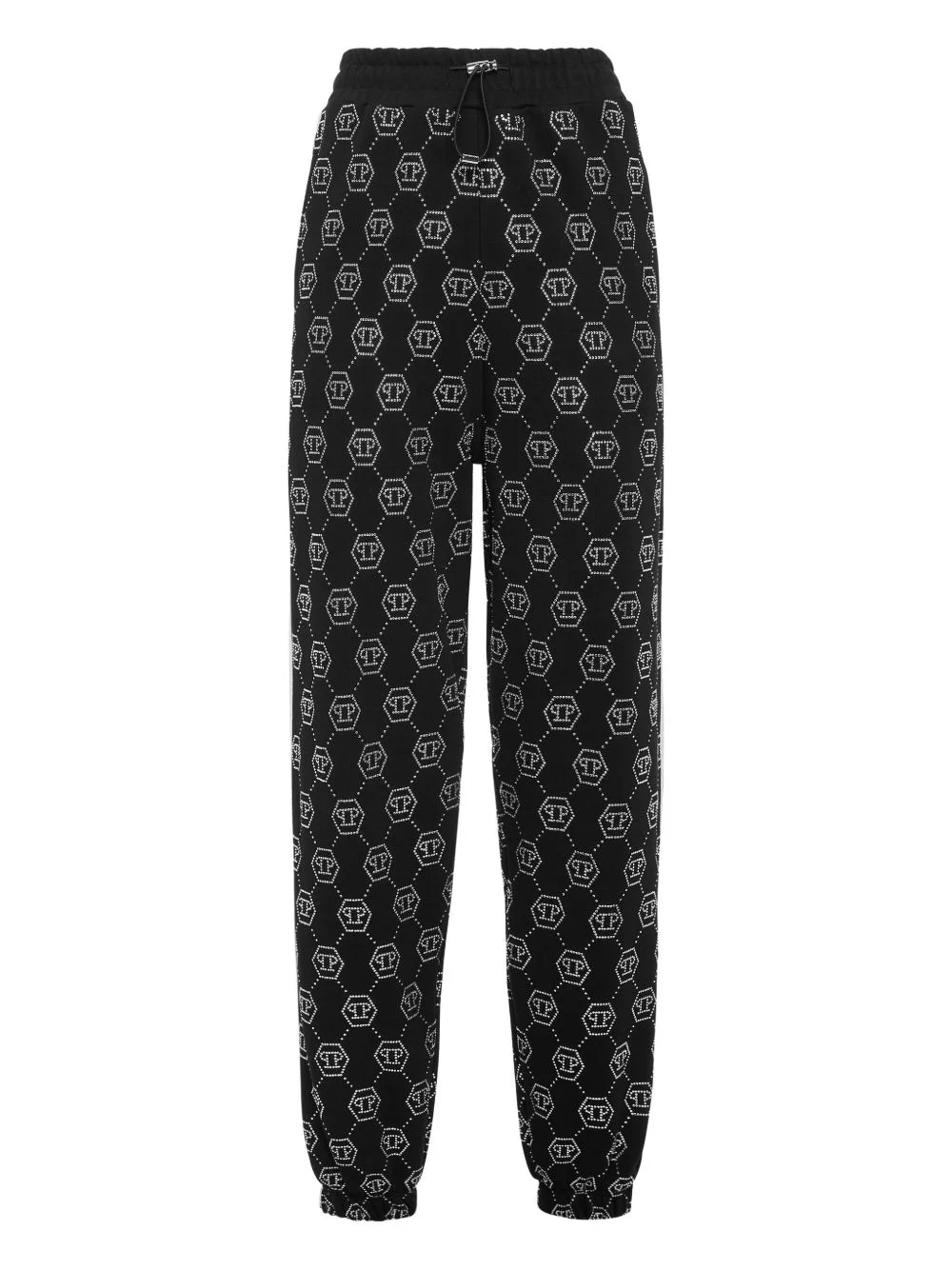 monogram-pattern track pants - 1