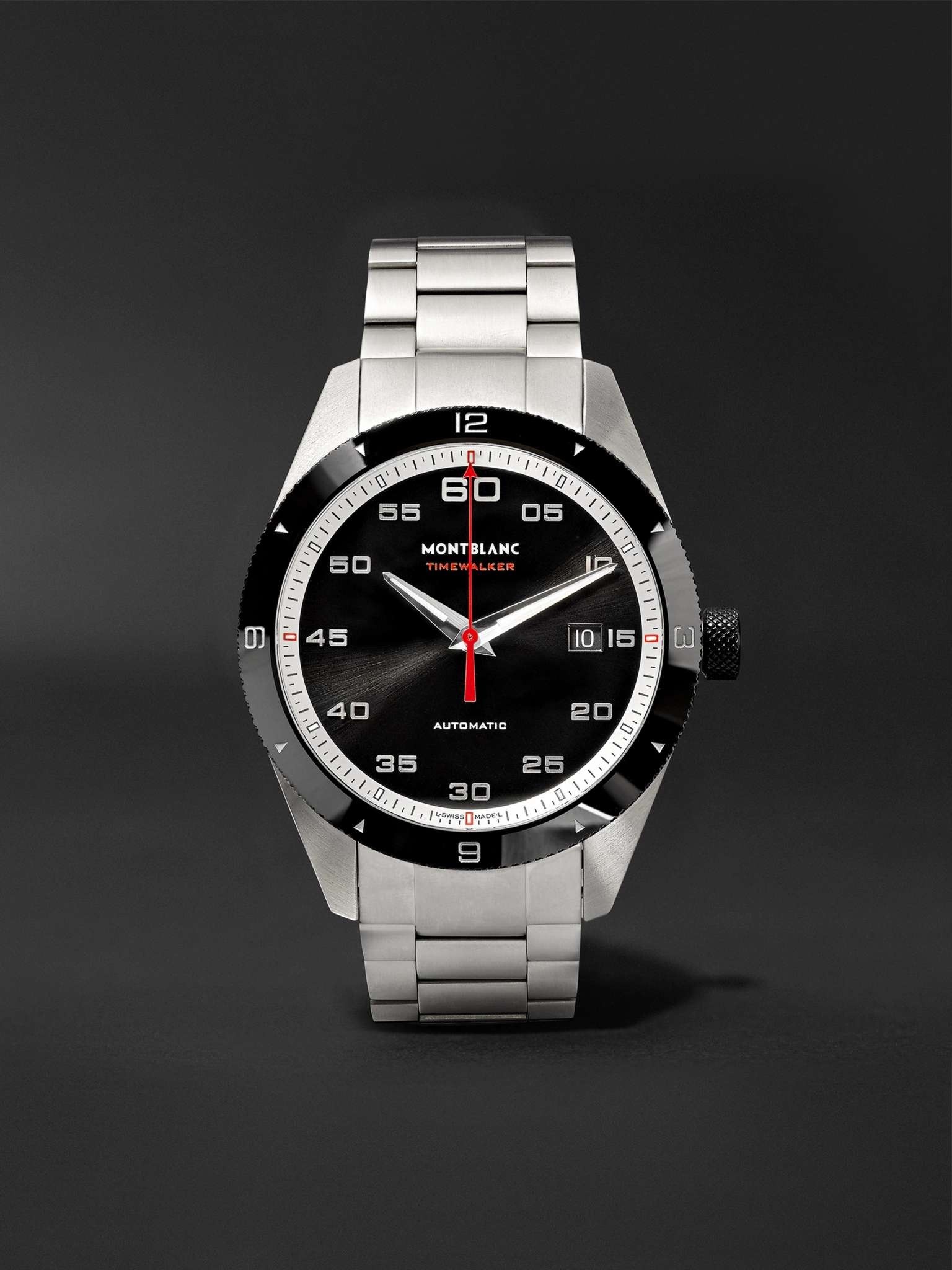 TimeWalker Date Automatic 41mm Stainless Steel and Ceramic Watch, Ref. No. 116060 - 1