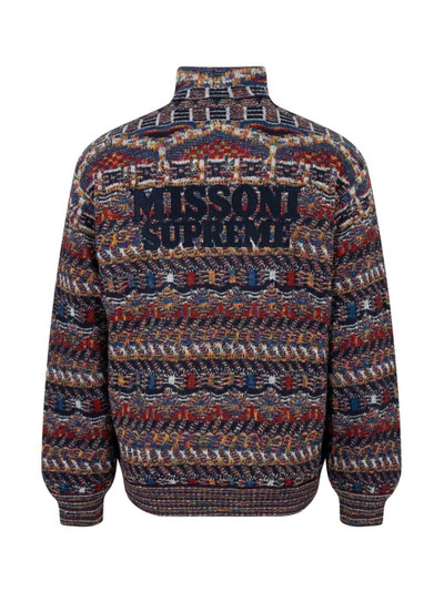 Supreme x Missoni reversible knitted jacket "FW21" outlook