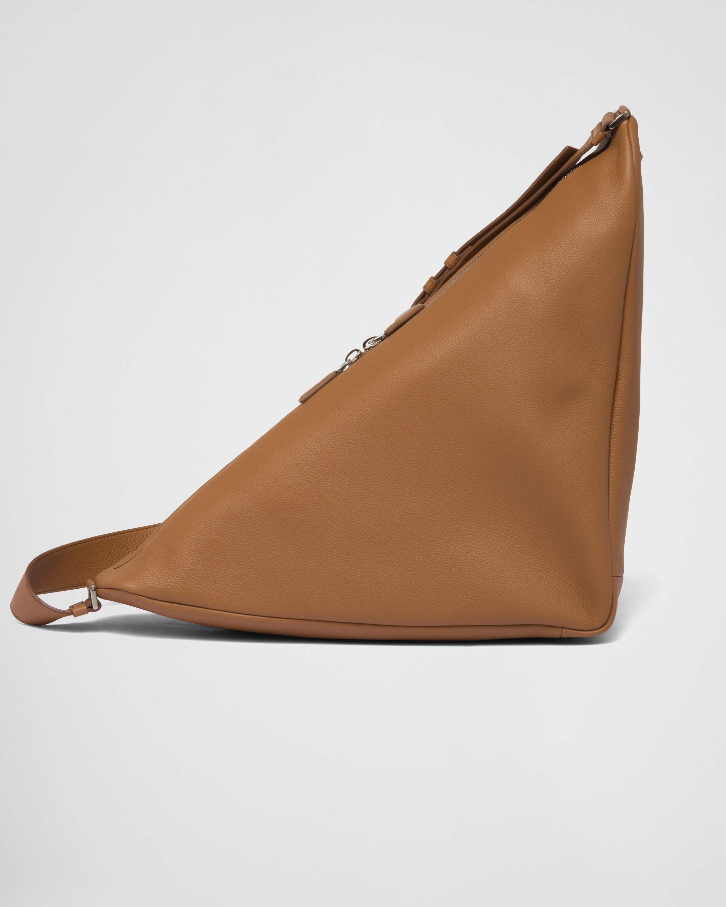 Large leather Prada Triangle bag - 4
