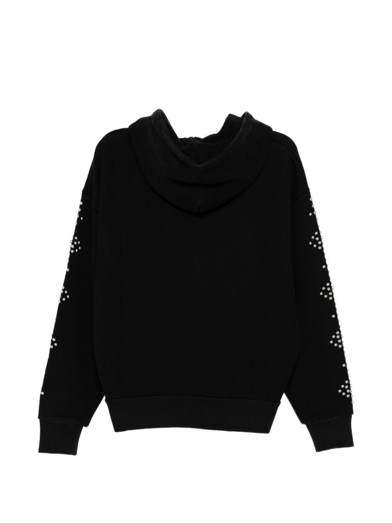 KidSuper Dove & Eye stud-embellished hoodie outlook