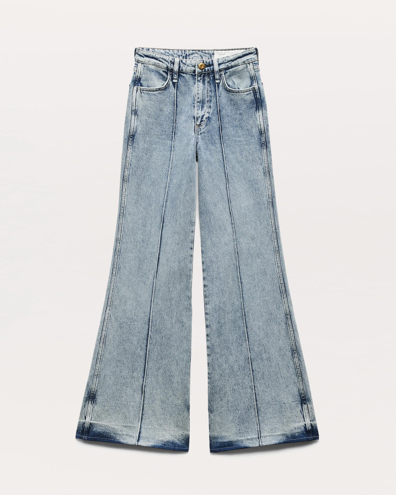 Skylar Wide-Leg Flare Jeans Vintage Stretch Denim 1