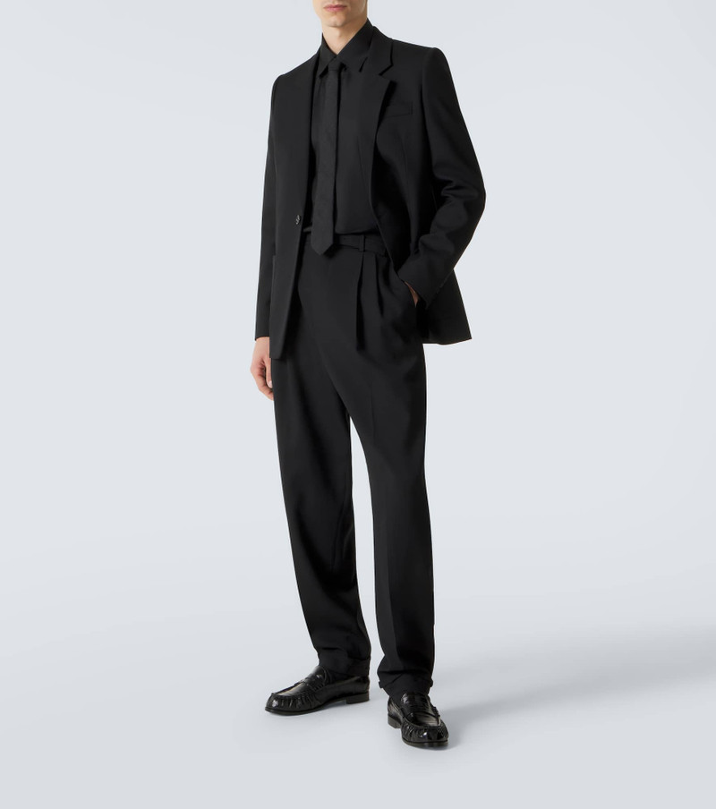 SAINT LAURENT Wool gabardine straight pants outlook