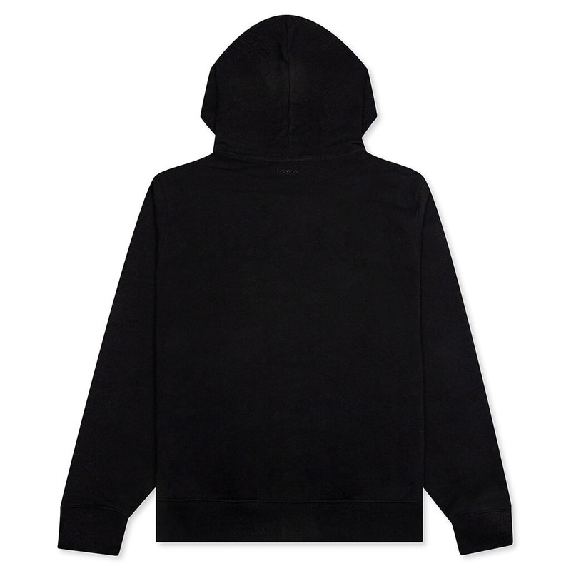 Lanvin LANVIN EMBROIDERED HOODIE - BLACK outlook