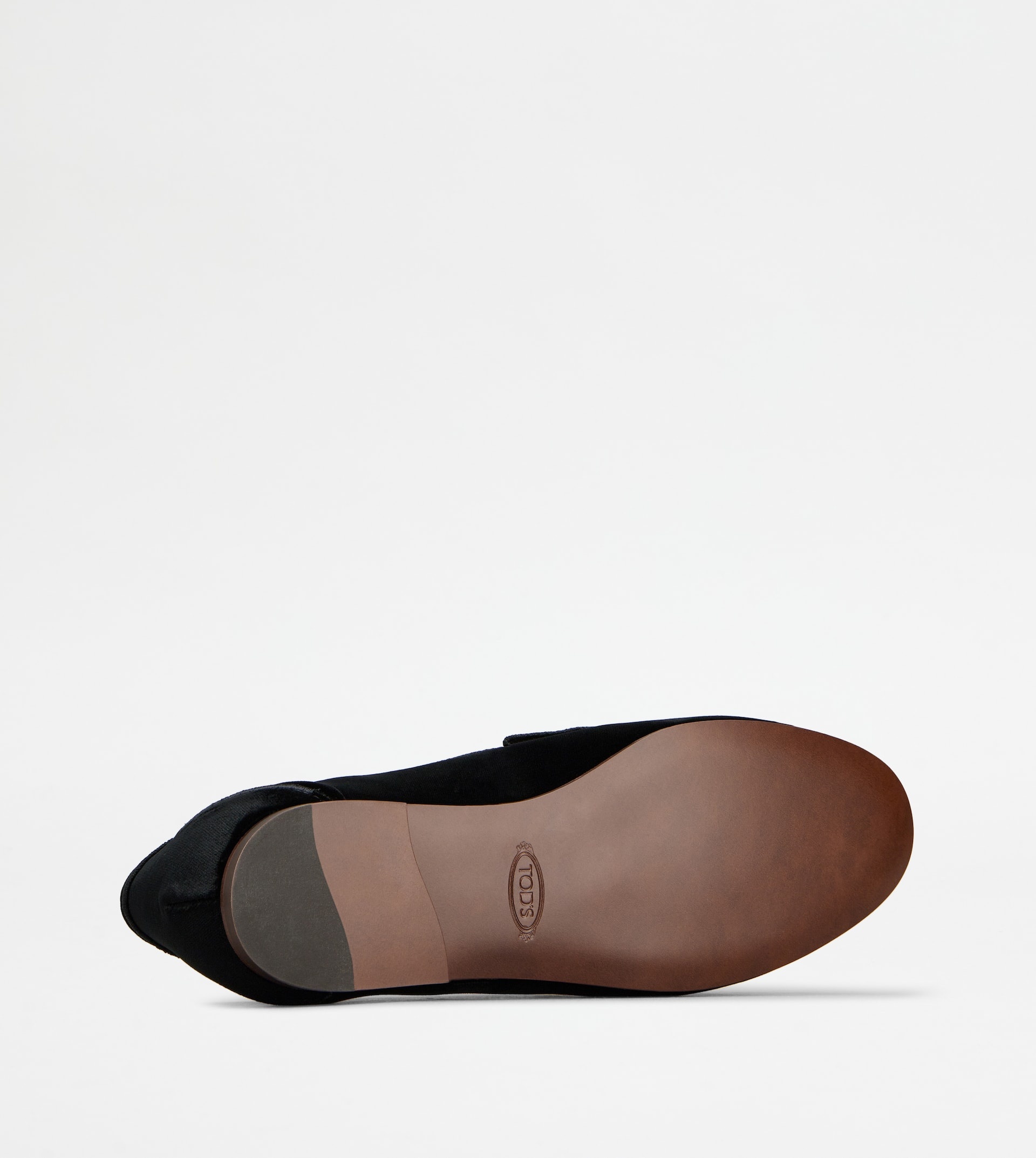LOAFERS IN VELVET - BLACK - 5