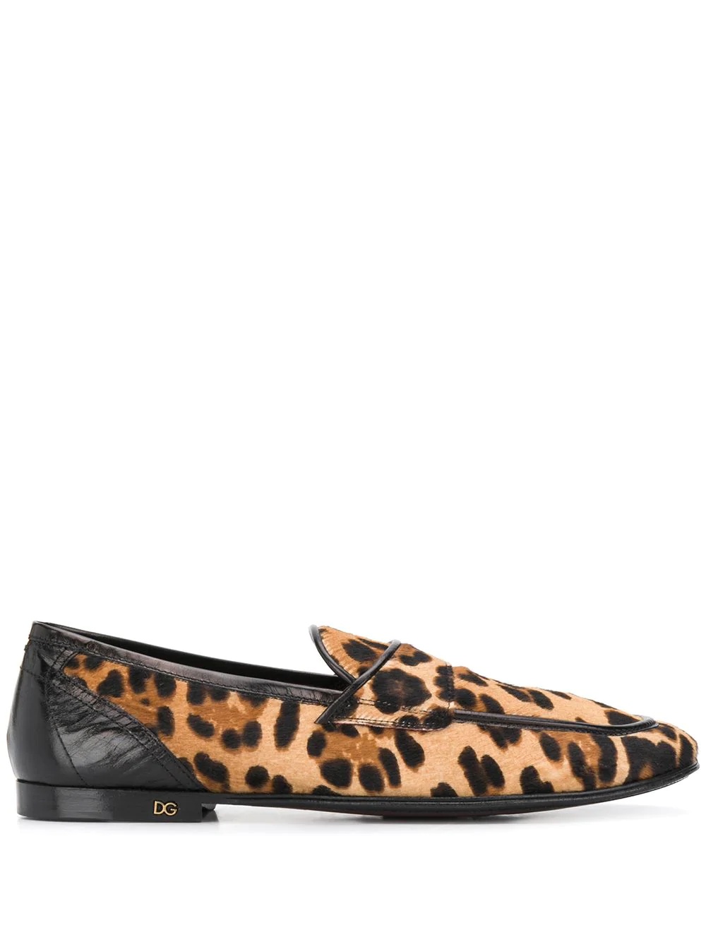 Erice leopard print loafers - 1