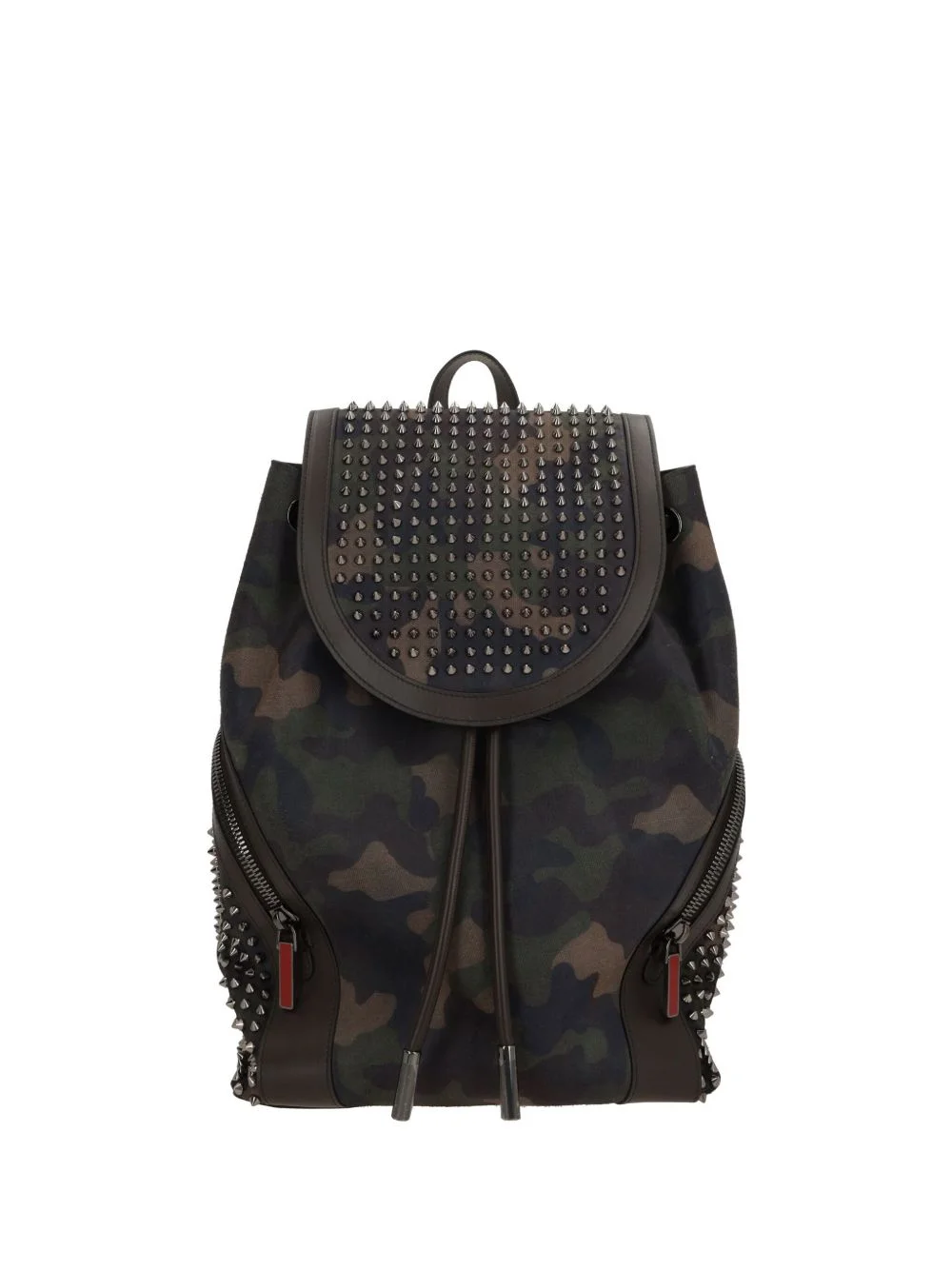 studded camouflaged backpack - 1