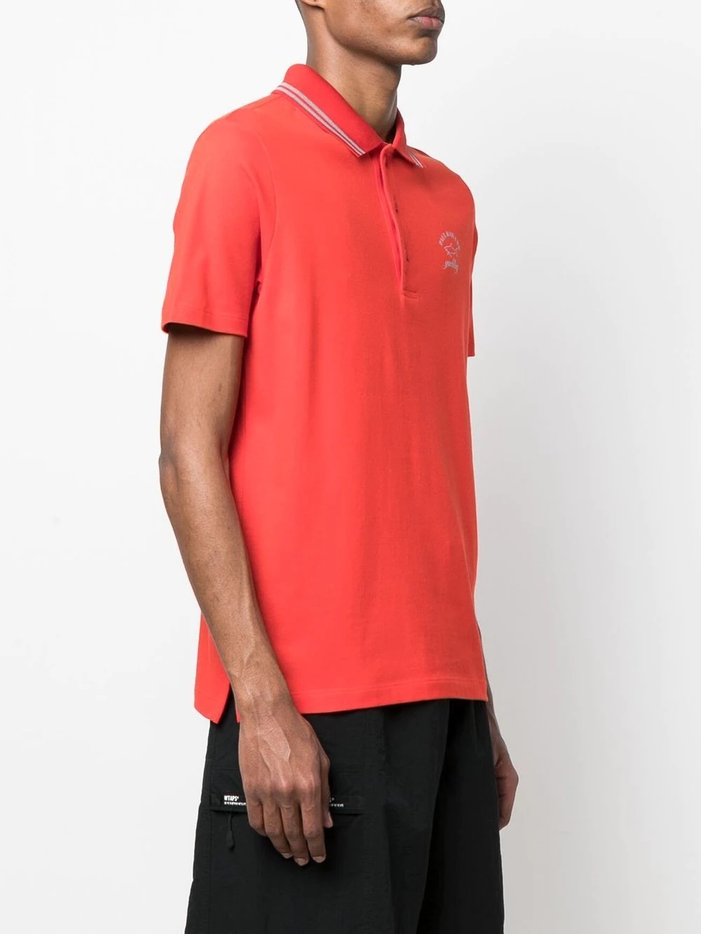 logo-print polo shirt - 3