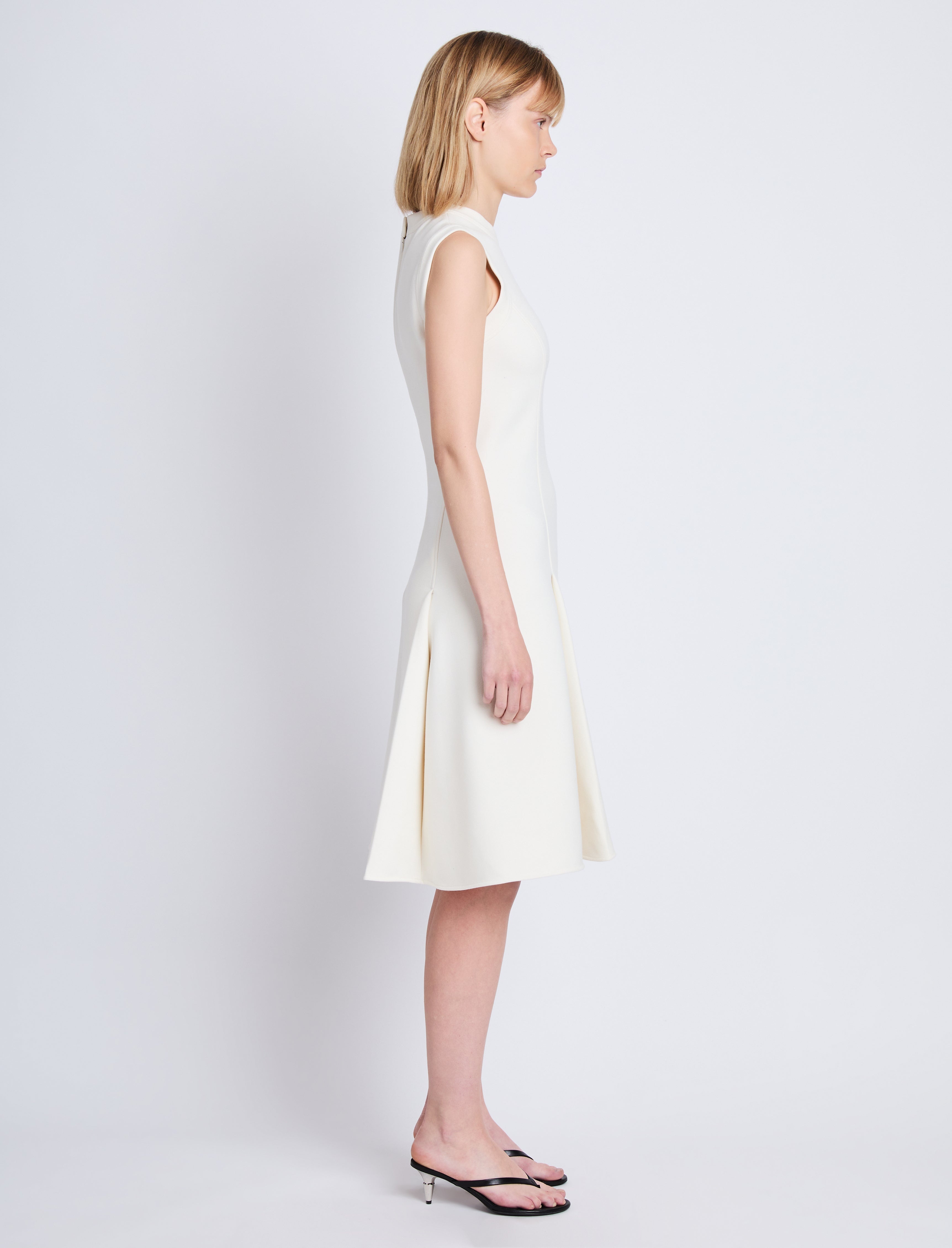 Kara Dress in Bi-Stretch Wool - 3