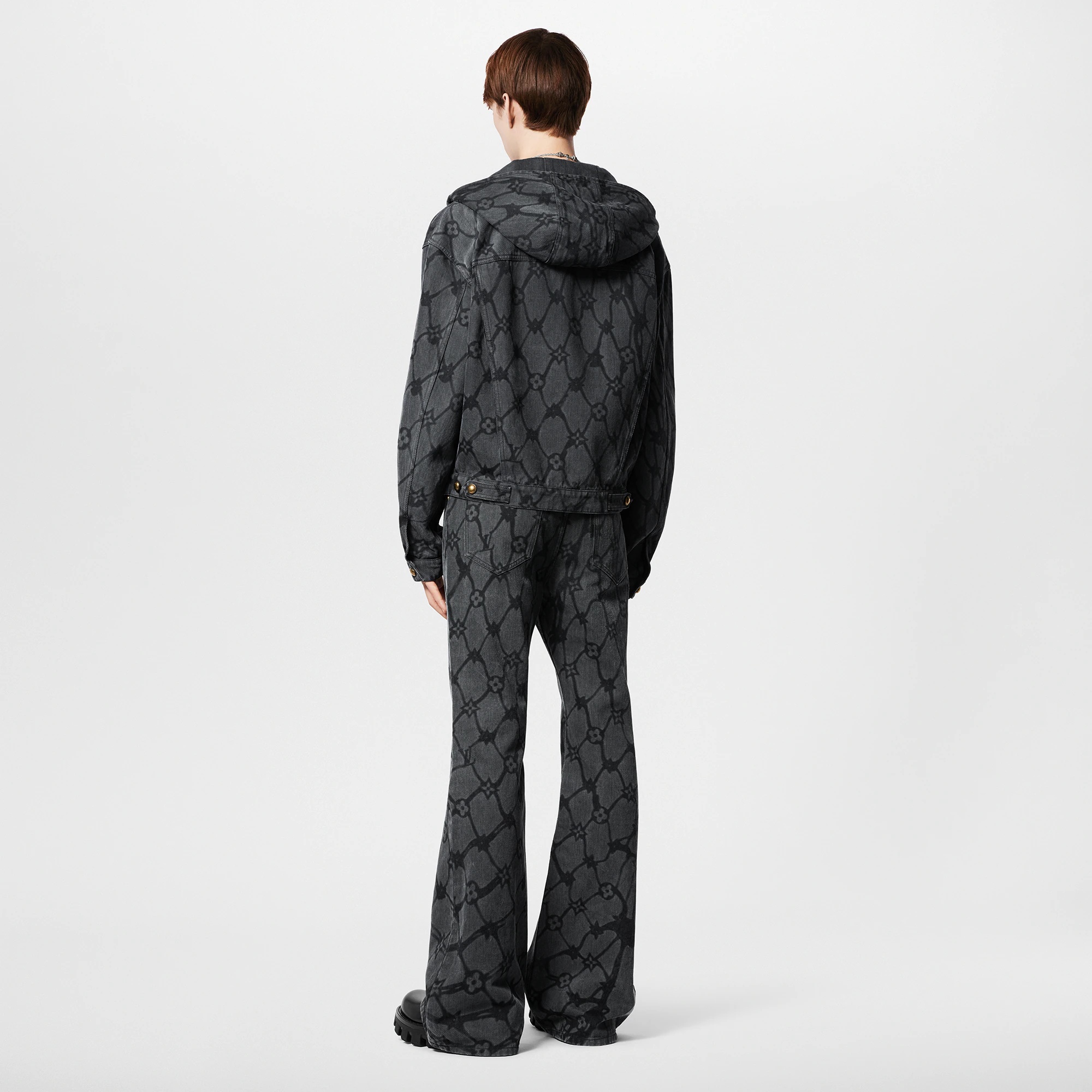 Monogram Denim Hooded Blouson - 3