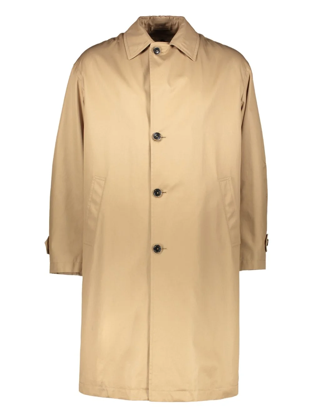 classic-collar buttoned coat - 1