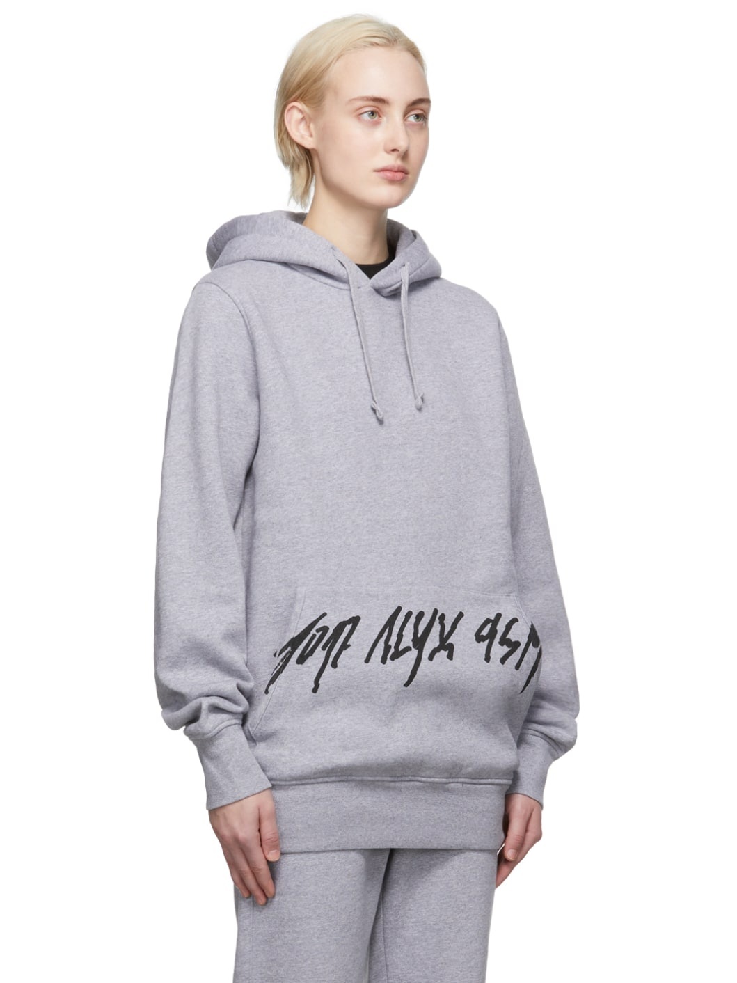 Grey Script Hoodie - 2