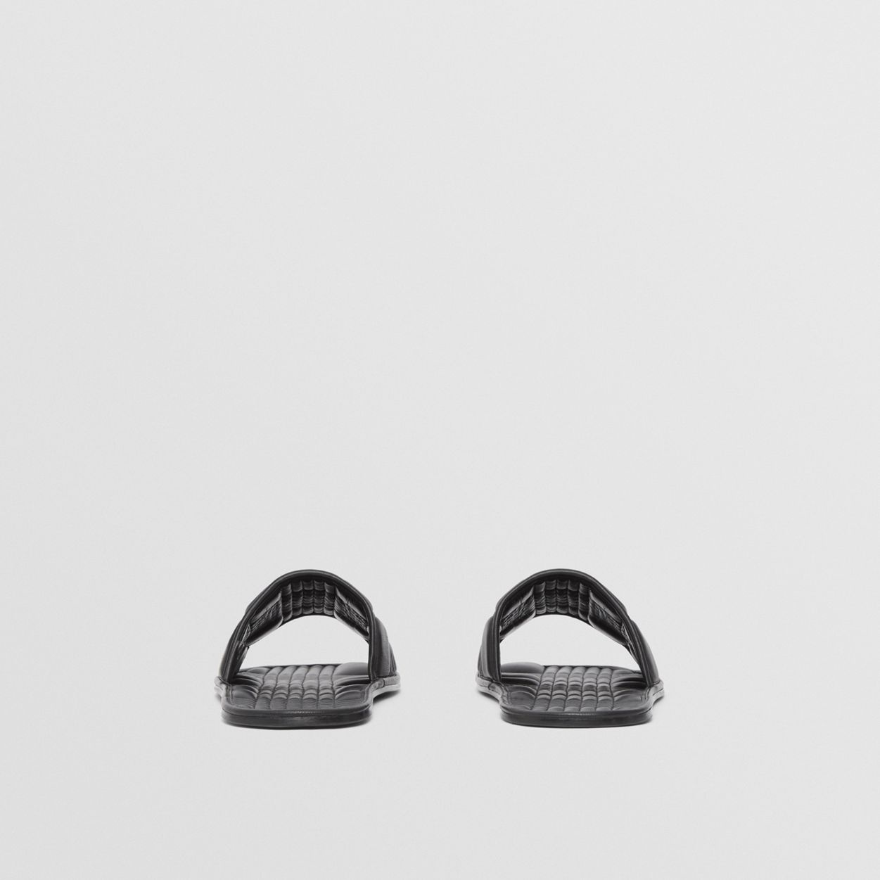 Quilted Lambskin Slides - 5