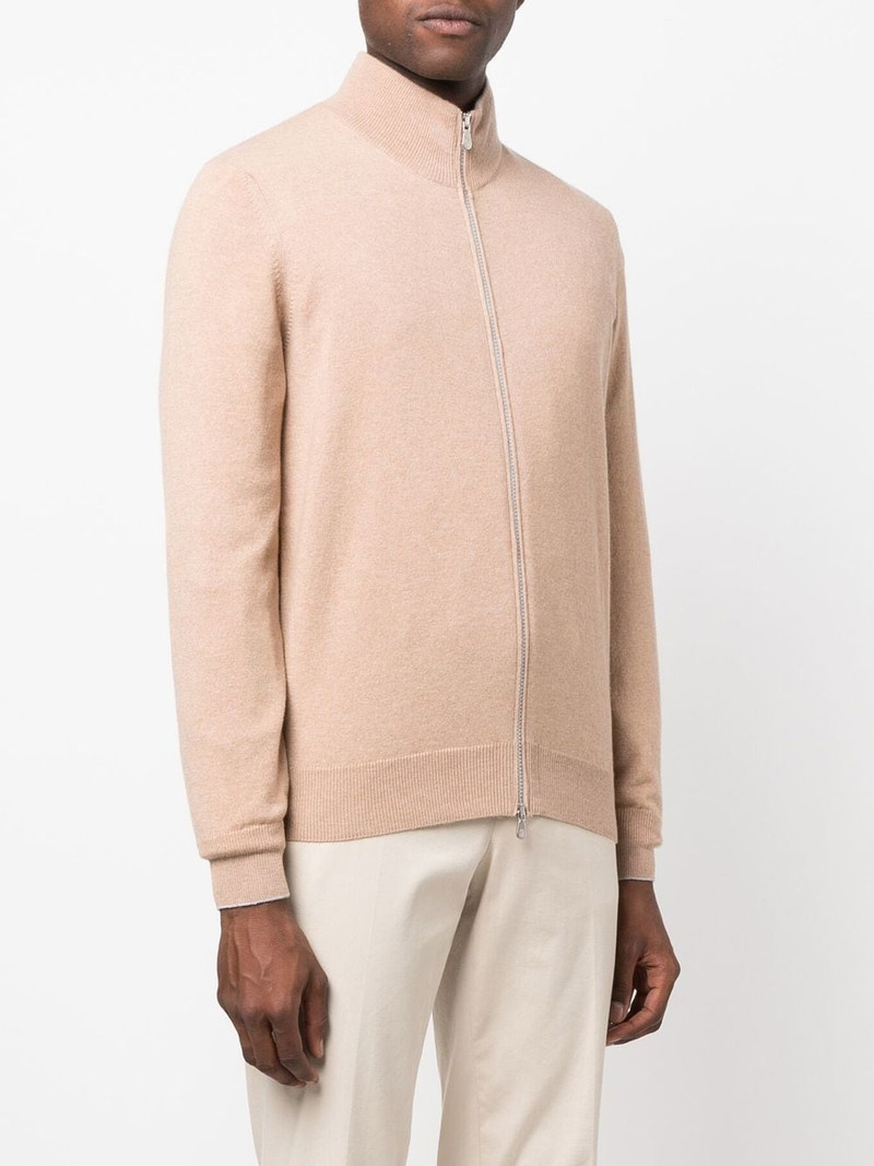 zip-up cashmere jumper 3