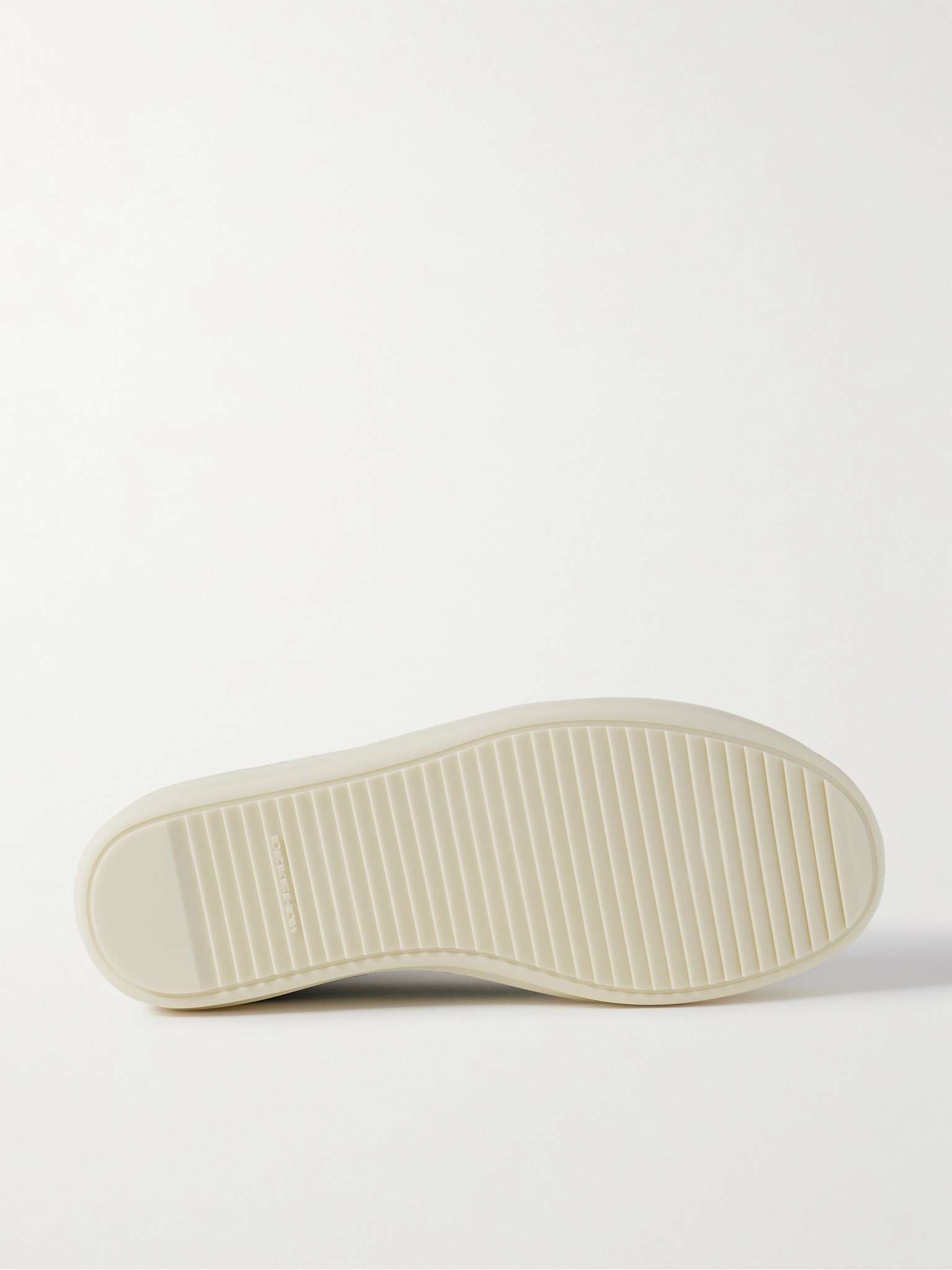 Vintage Suede-Trimmed Twill Sneakers - 3