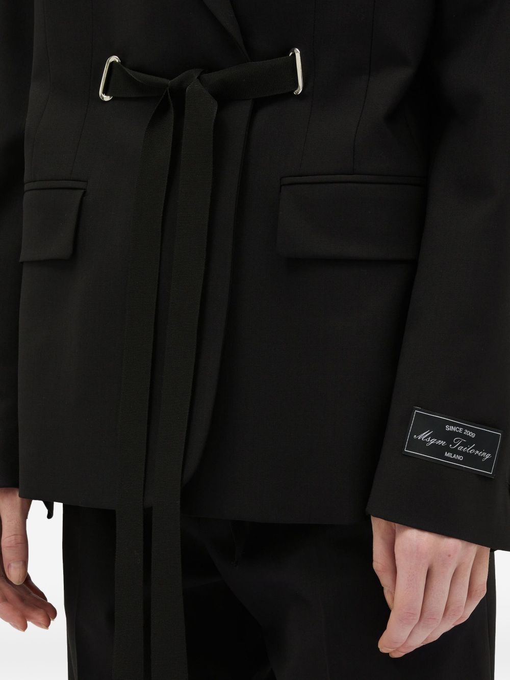 logo-tag blazer - 5