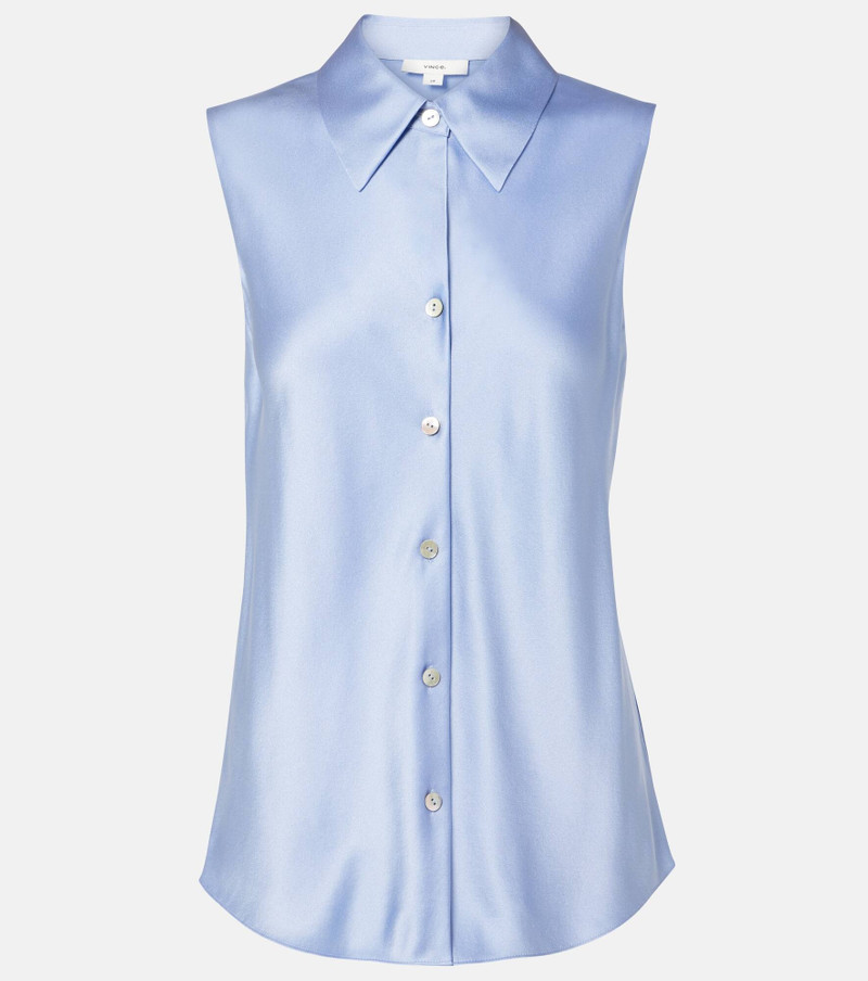 Silk satin shirt - 1