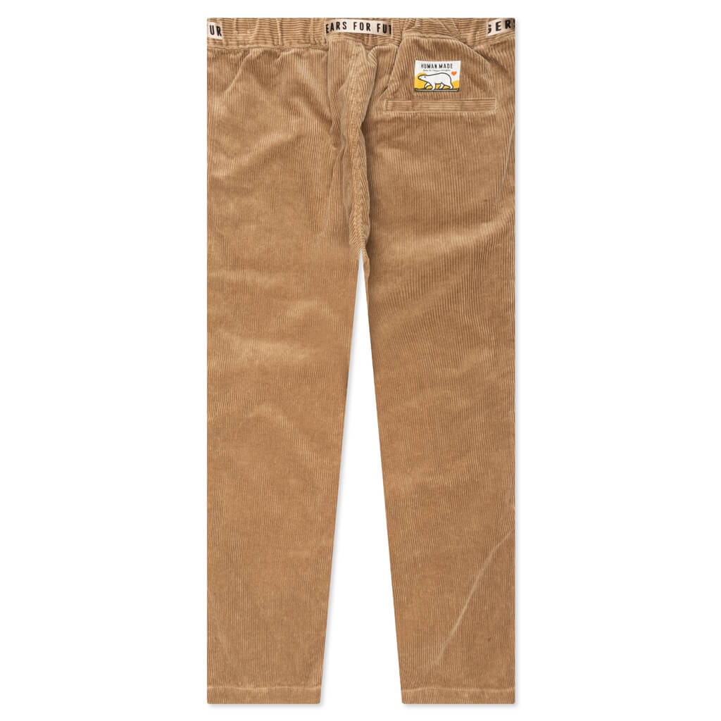 CORDUROY EASY PANTS - BEIGE - 2