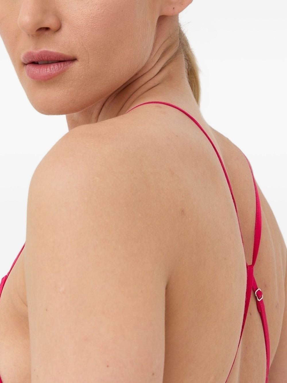 cross-back straps mini dress - 3