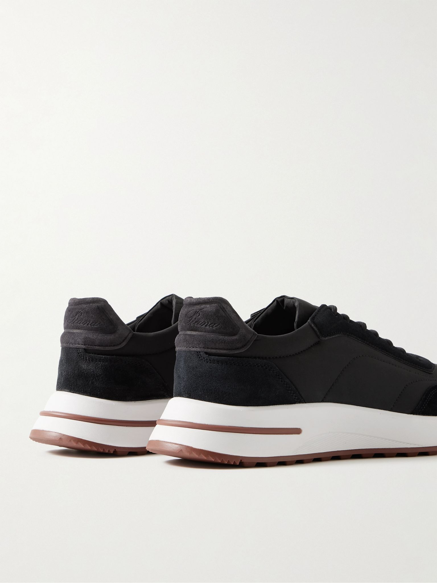 Weekend Walk Storm System® Suede-Trimmed Shell Sneakers Black - 5