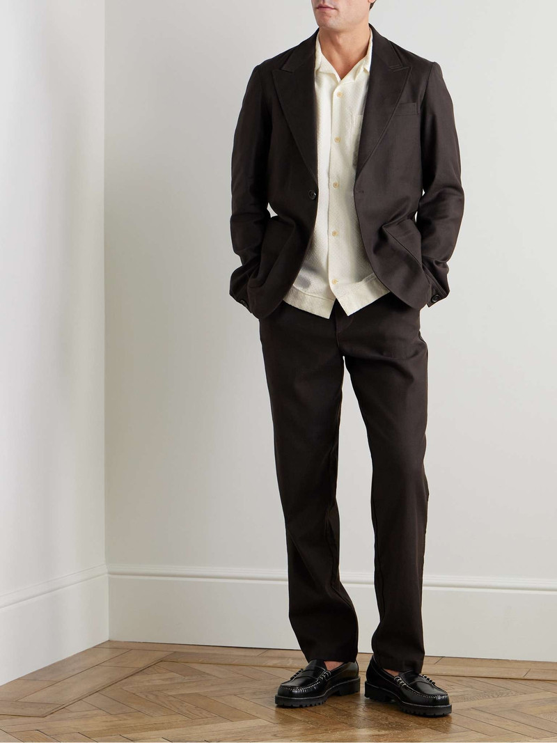 Oliver Spencer Havana Camp-Collar Embroidered Organic Cotton Shirt outlook