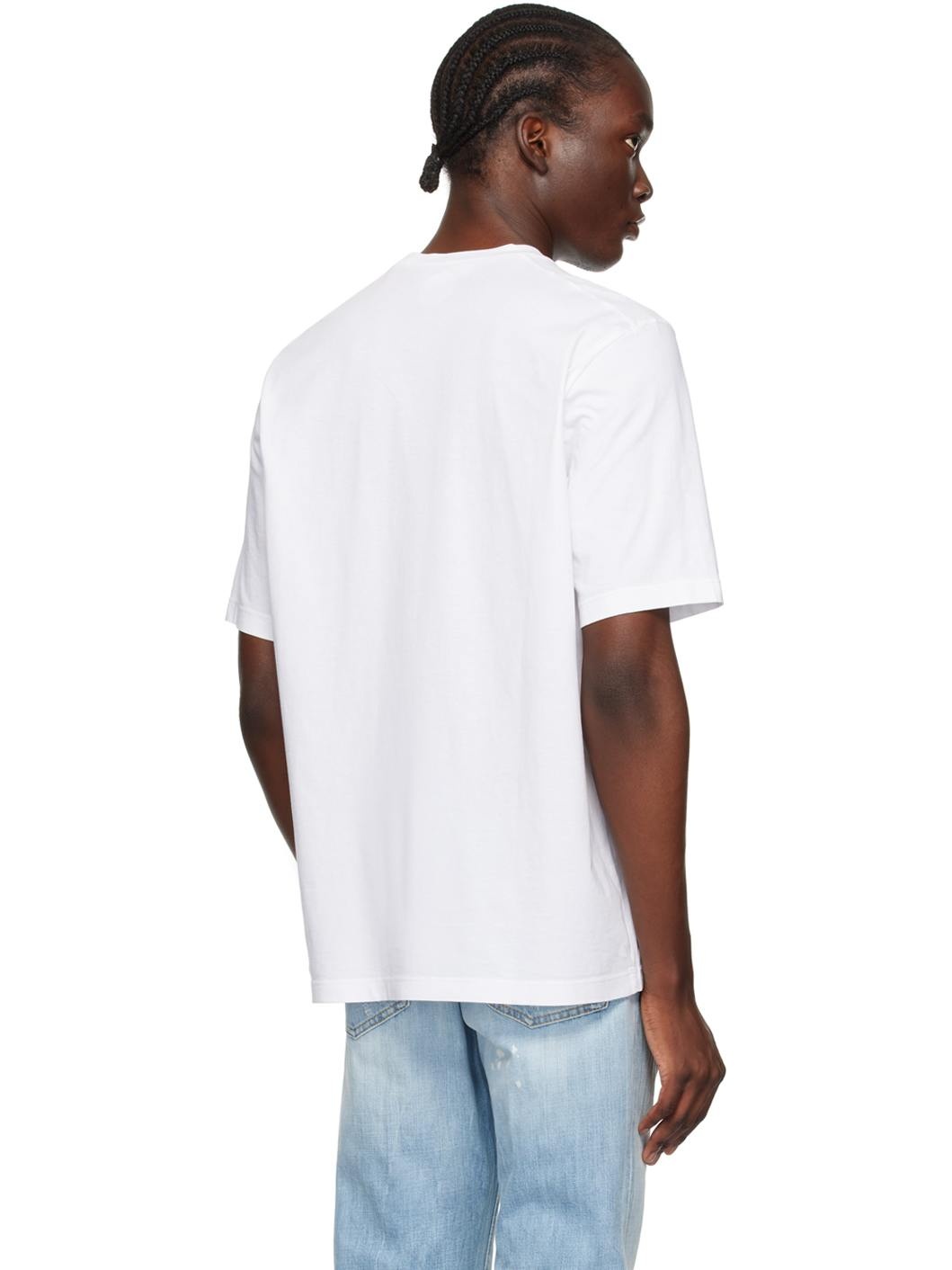 White Loose Fit T-Shirt - 3