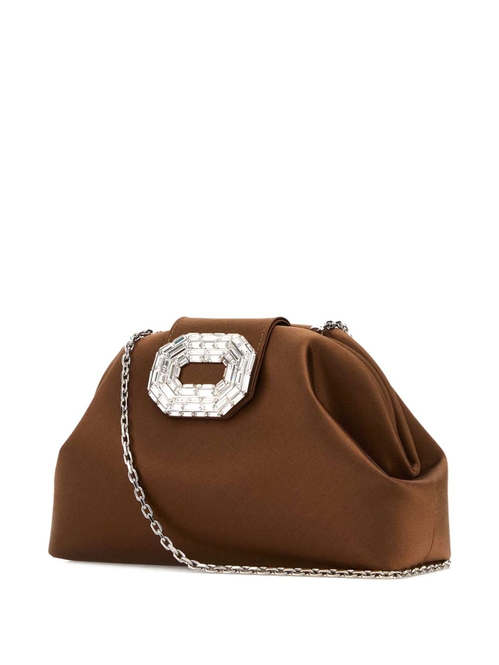 sculpted satin evening bag - 3