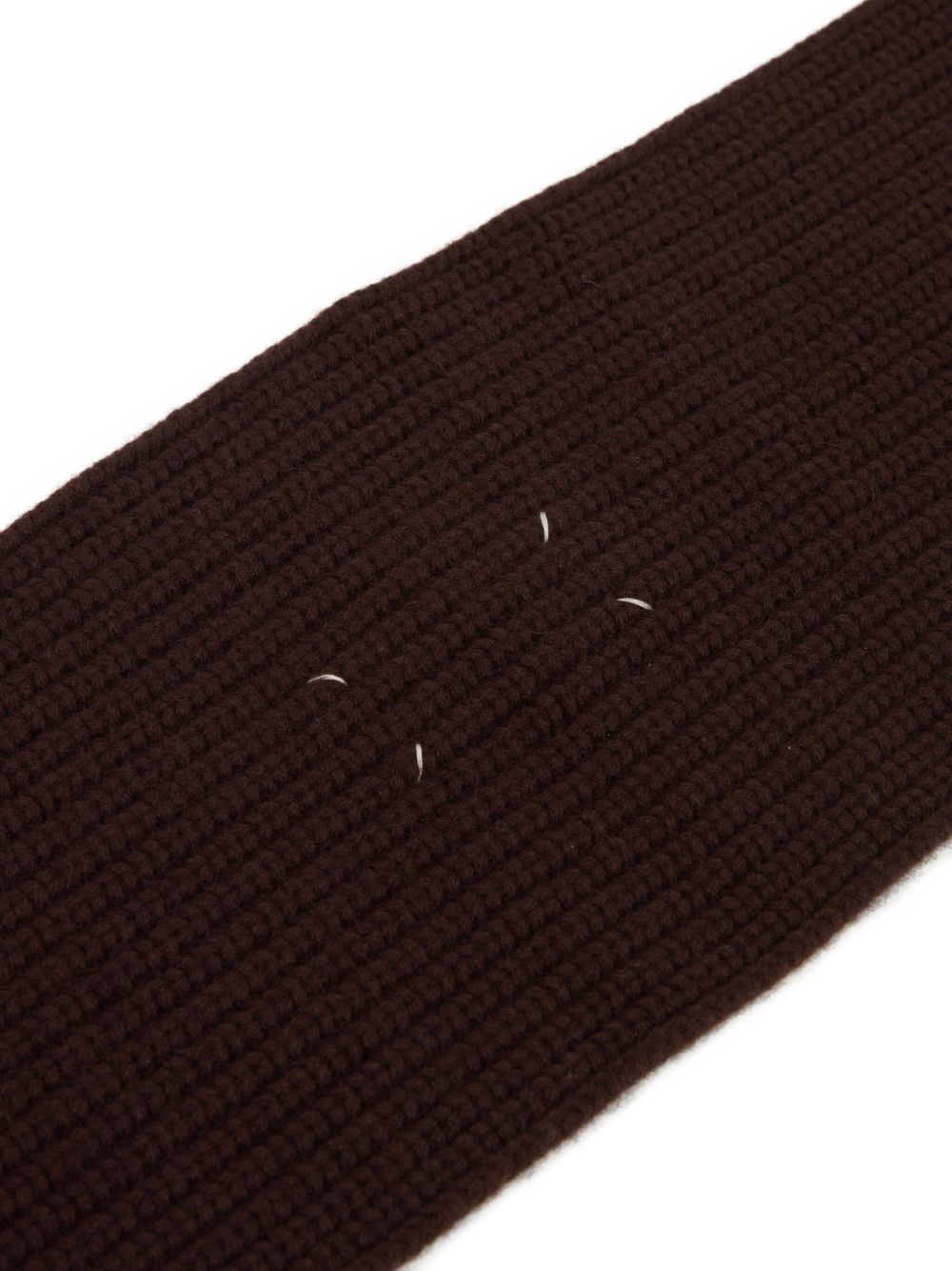 ribbed cashmere scarf - 2