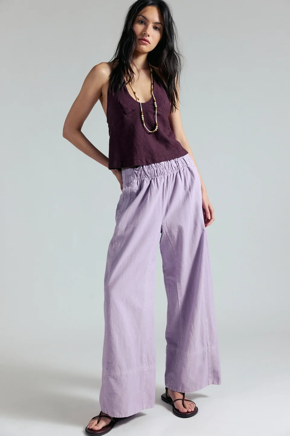 Day's End Linen Pull-On Pants - 1