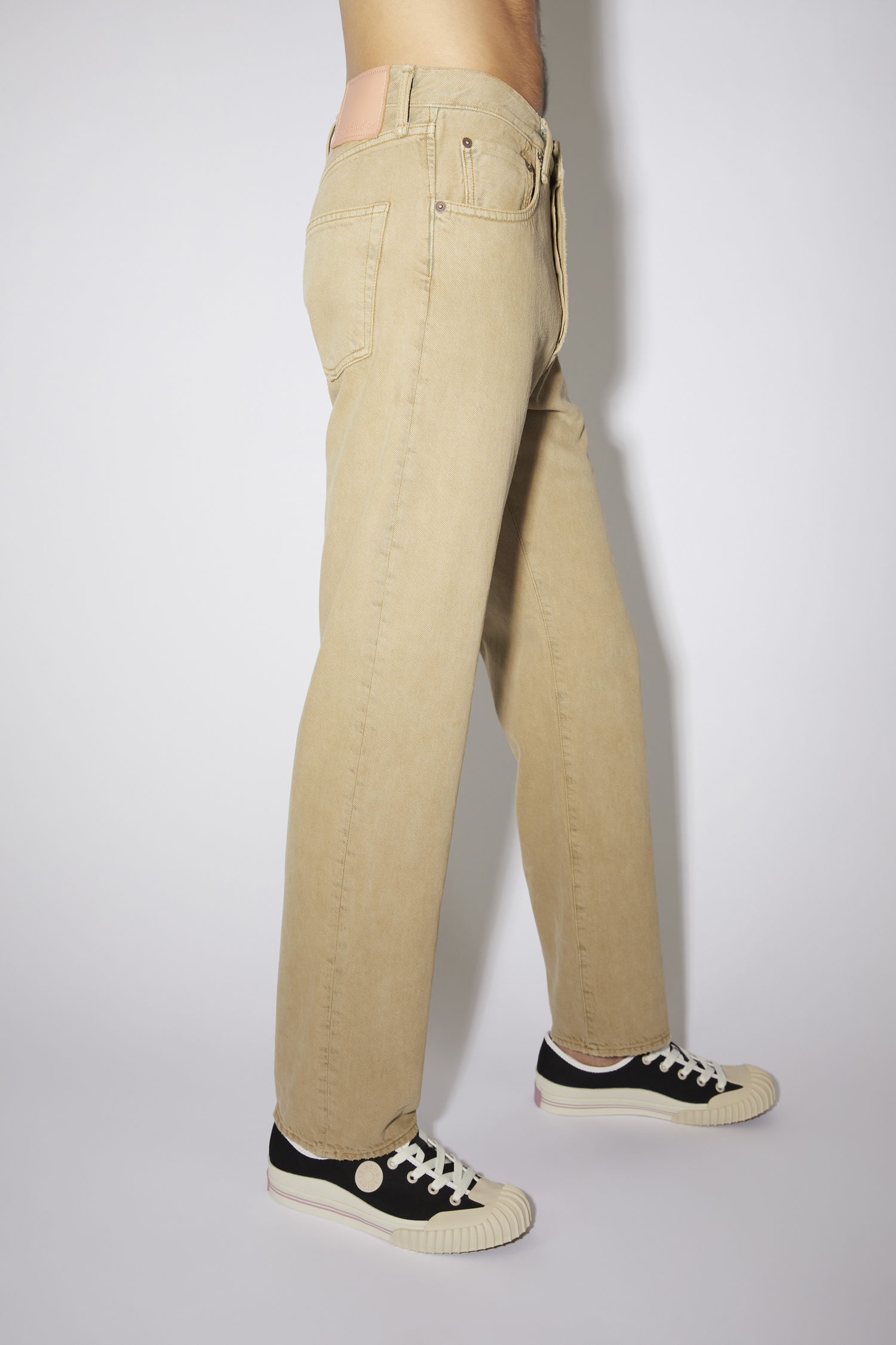 Loose fit jeans - Sand beige - 4