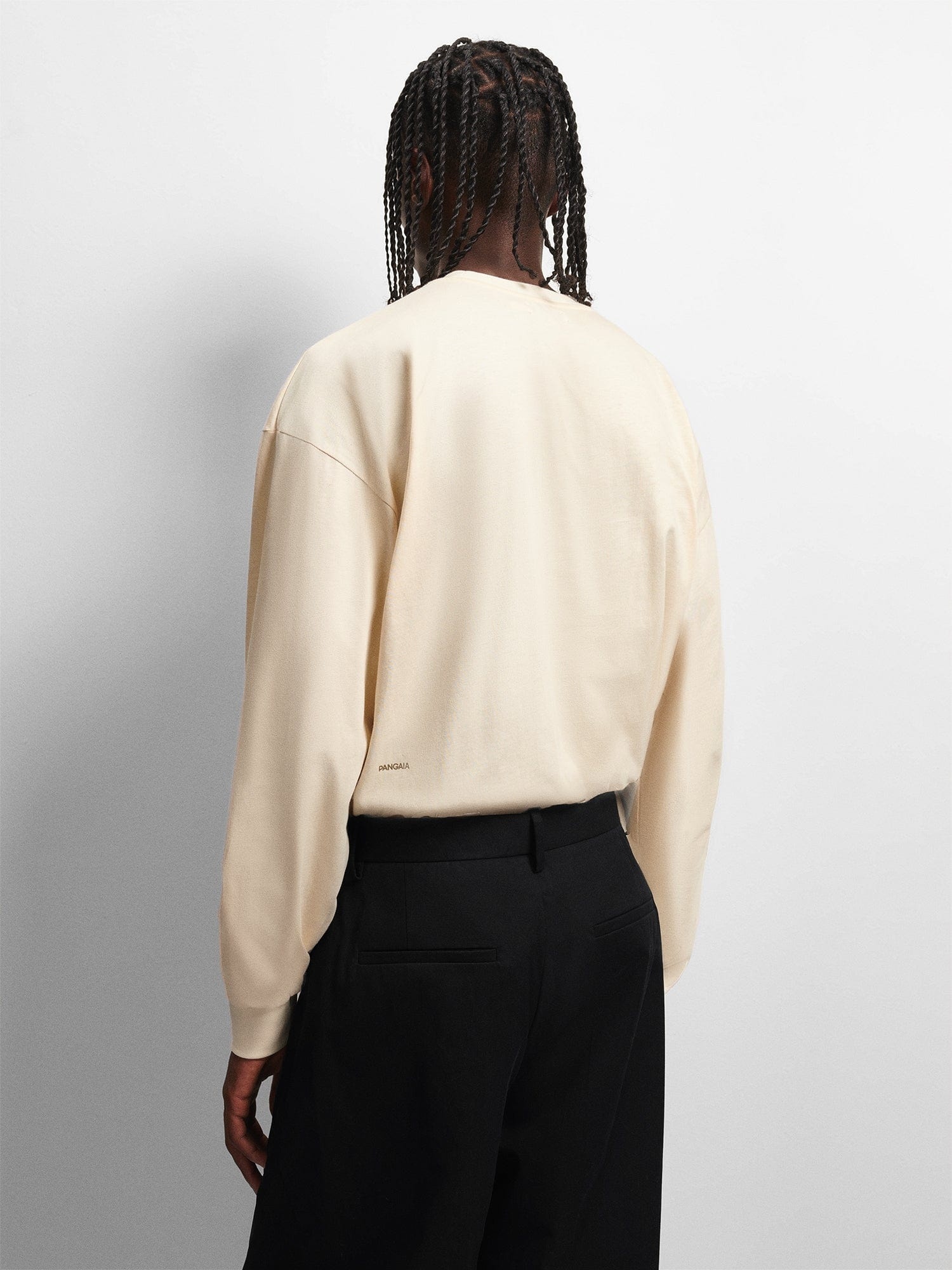 Mens 365 Midweight Long Sleeve T-shirt - Undyed - 3