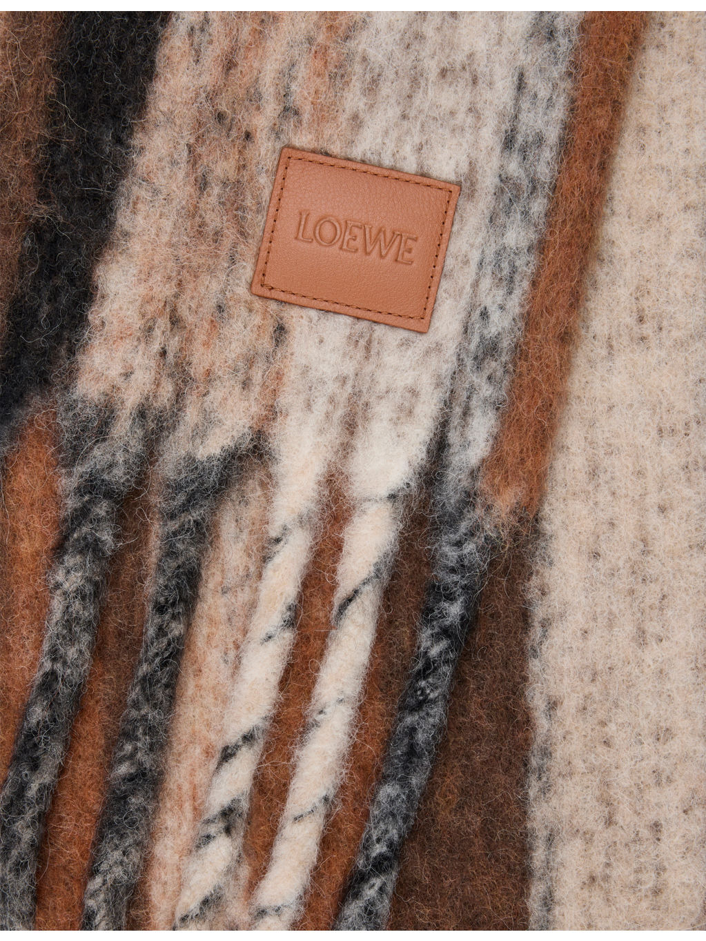 Striped Alpaca and Wool-Blend Scarf - 2