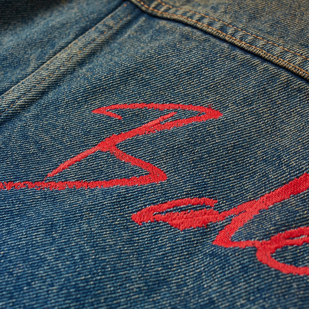 Balenciaga Signature Logo Denim Jacket - 4