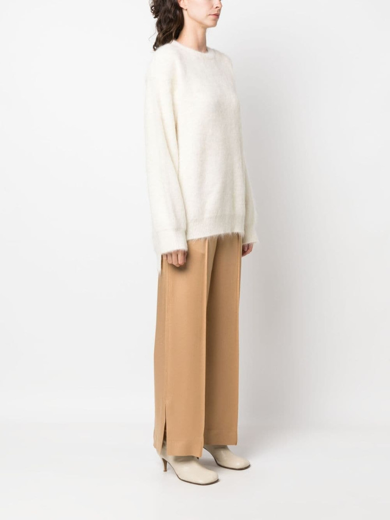 long-sleeved textured-finish jumper 3