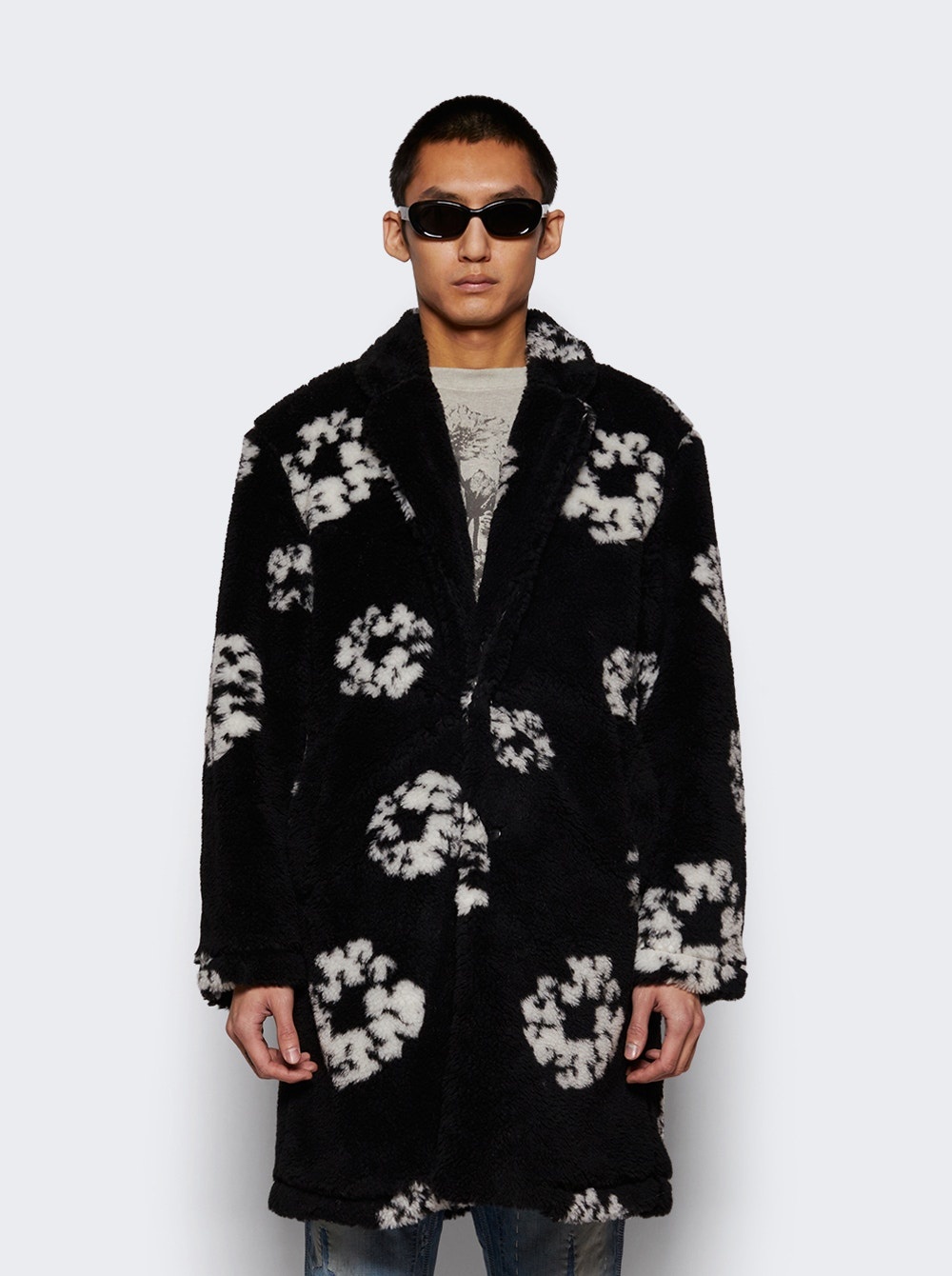X Denim Tears Coat Black - 3