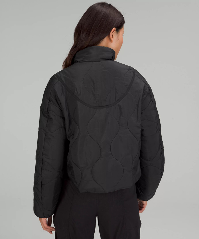 Quilted Light Insulation Cropped Jacket 3