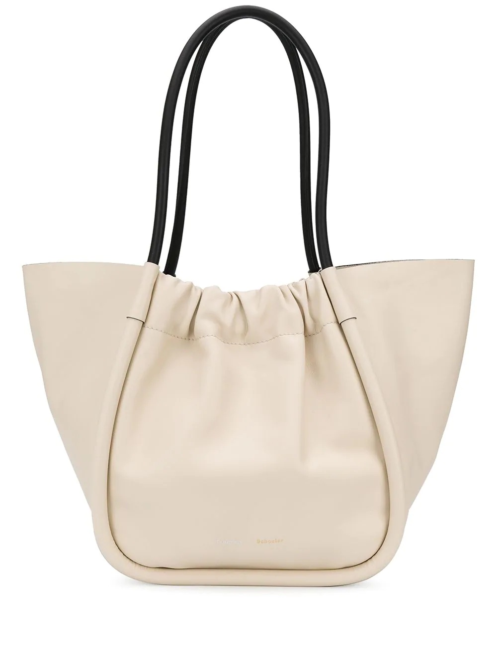 Ruched L tote bag - 1