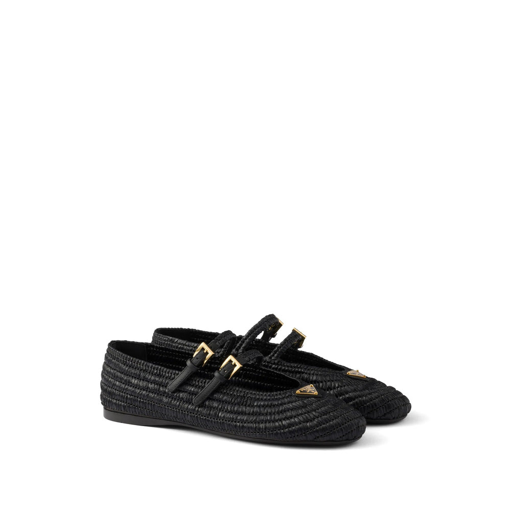 Prada Black Ballet Flats Women - 6