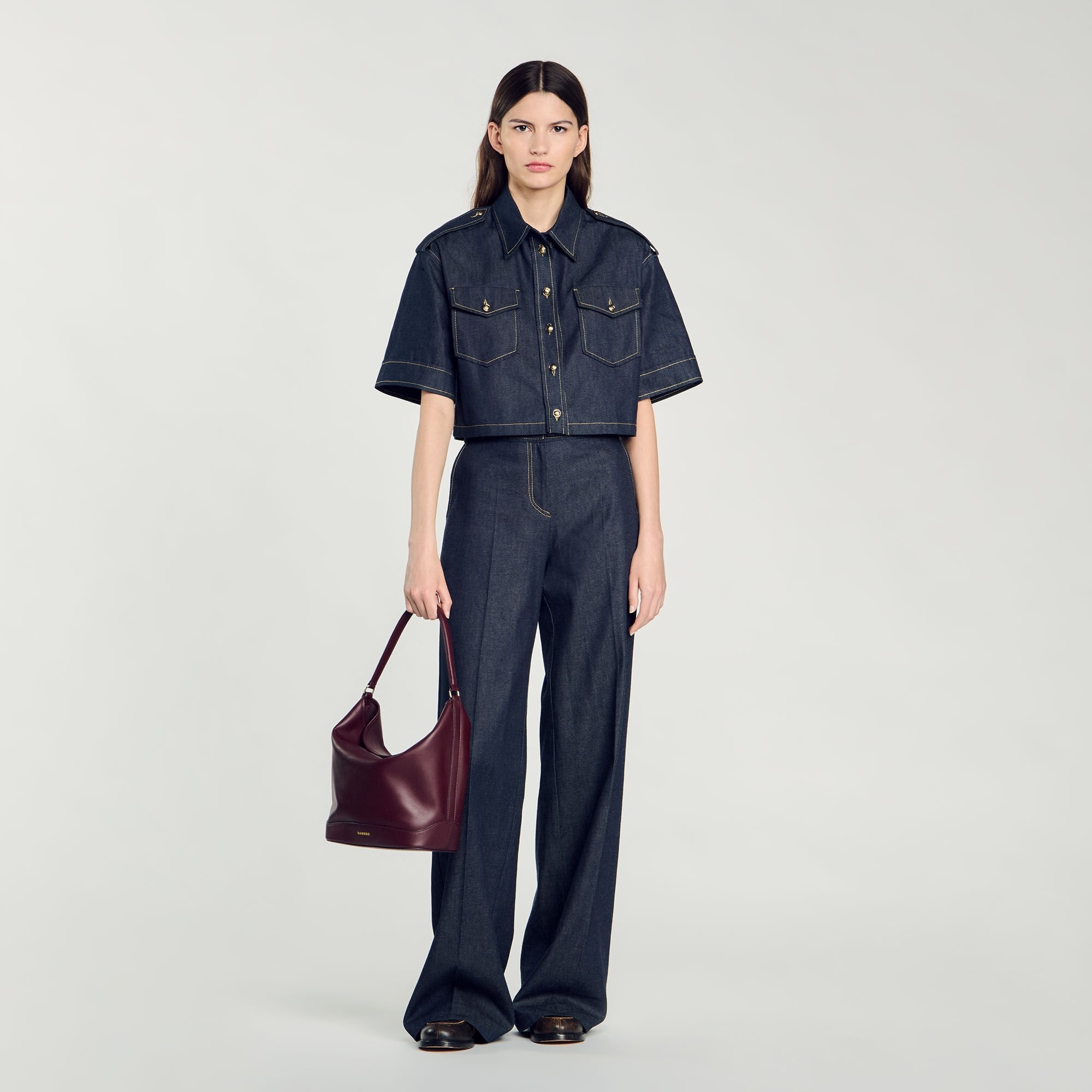 TANGOSO LEATHER BUCKET BAG - 2
