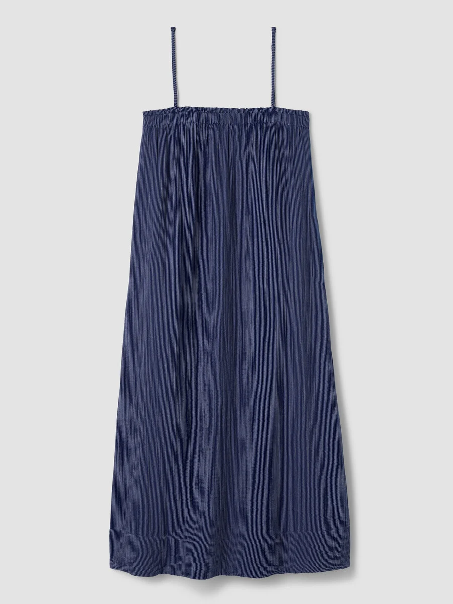 Striped Organic Cotton Gauze Cami Dress - 1