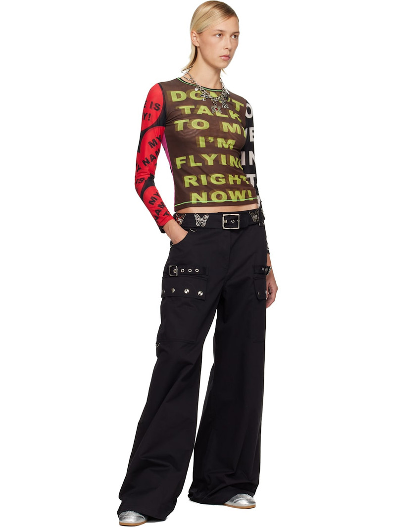 Chopova Lowena Black Thunderhull Trousers outlook