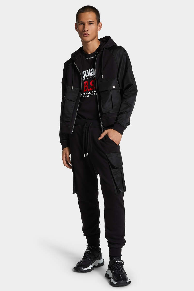 CROPPED RELAX FIT UTILITY HOODIE 6