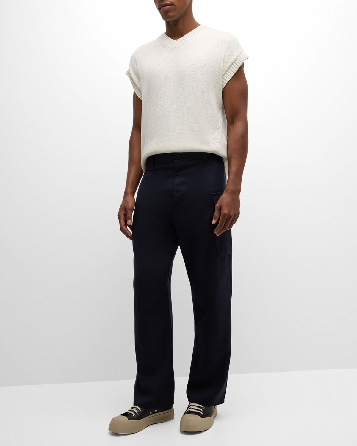 Men's Straight-Leg Trousers - 3