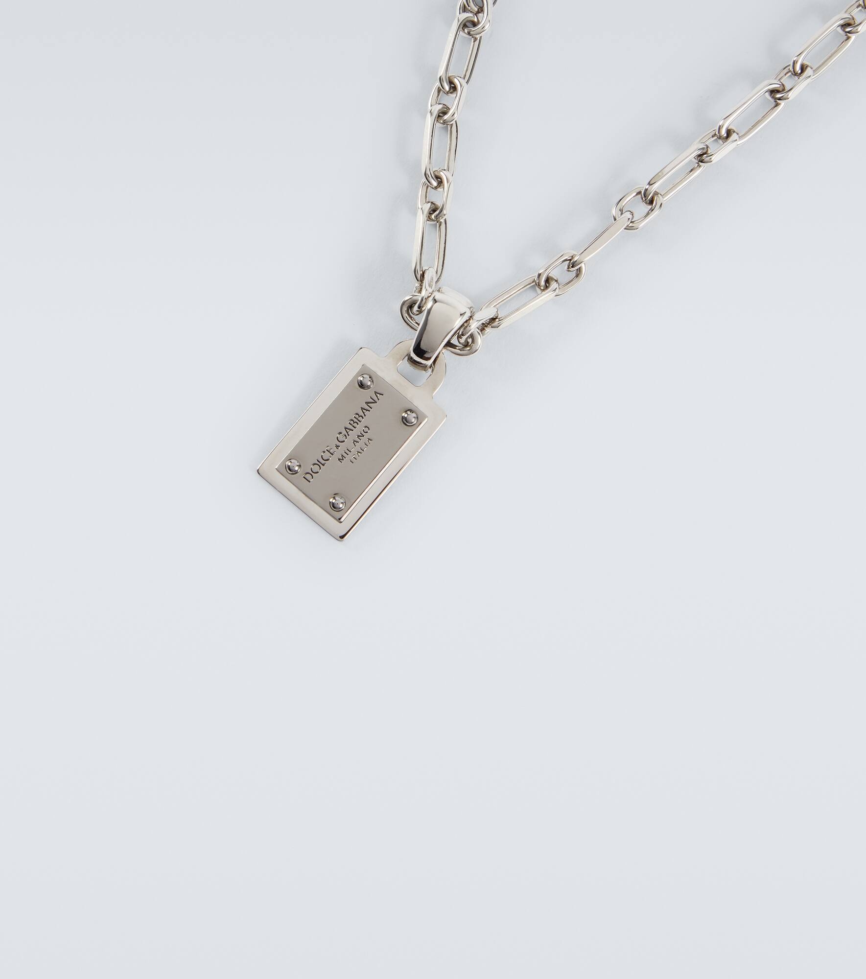 Logo pendant necklace - 4