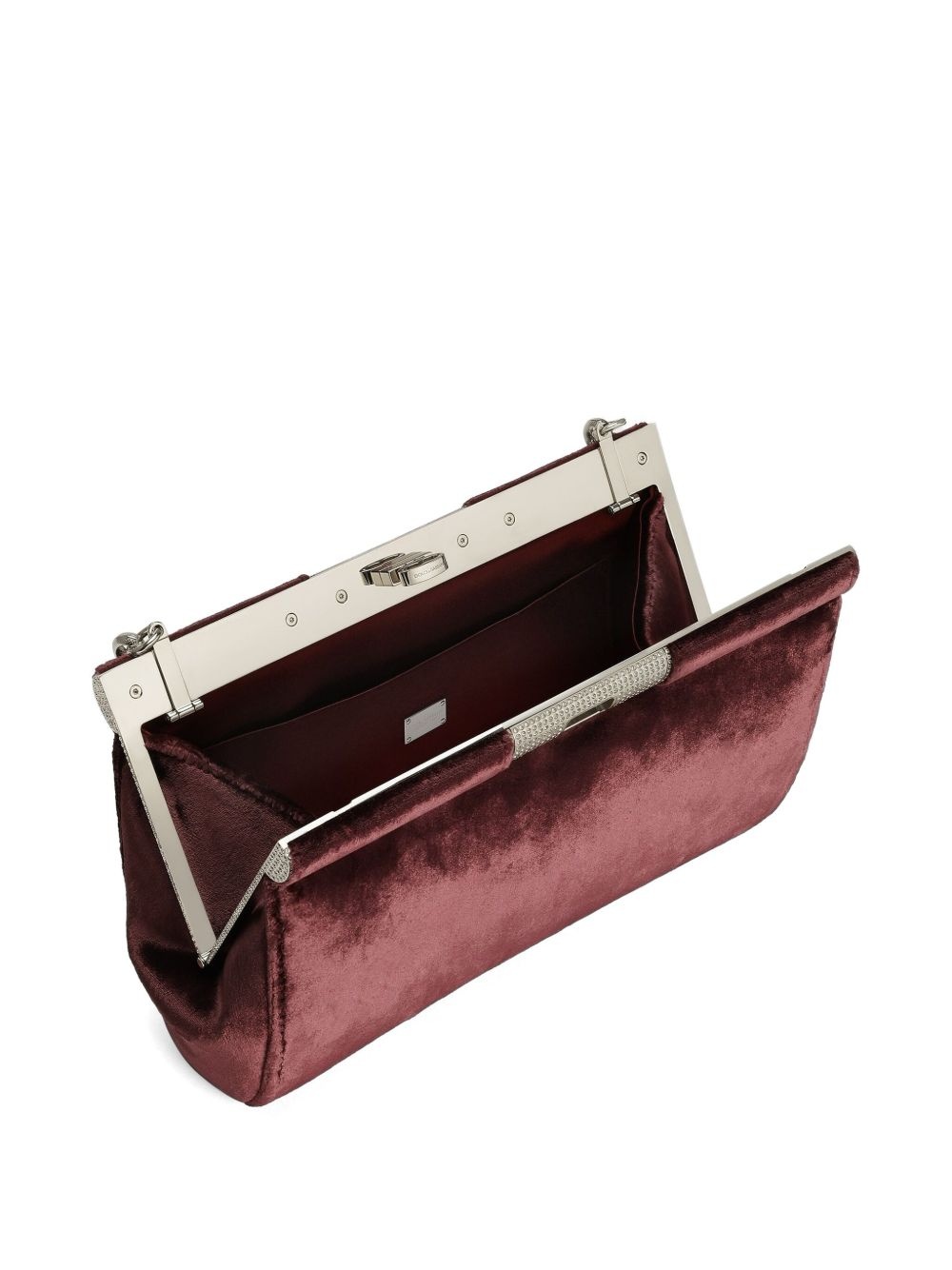 velvet clutch bag - 5