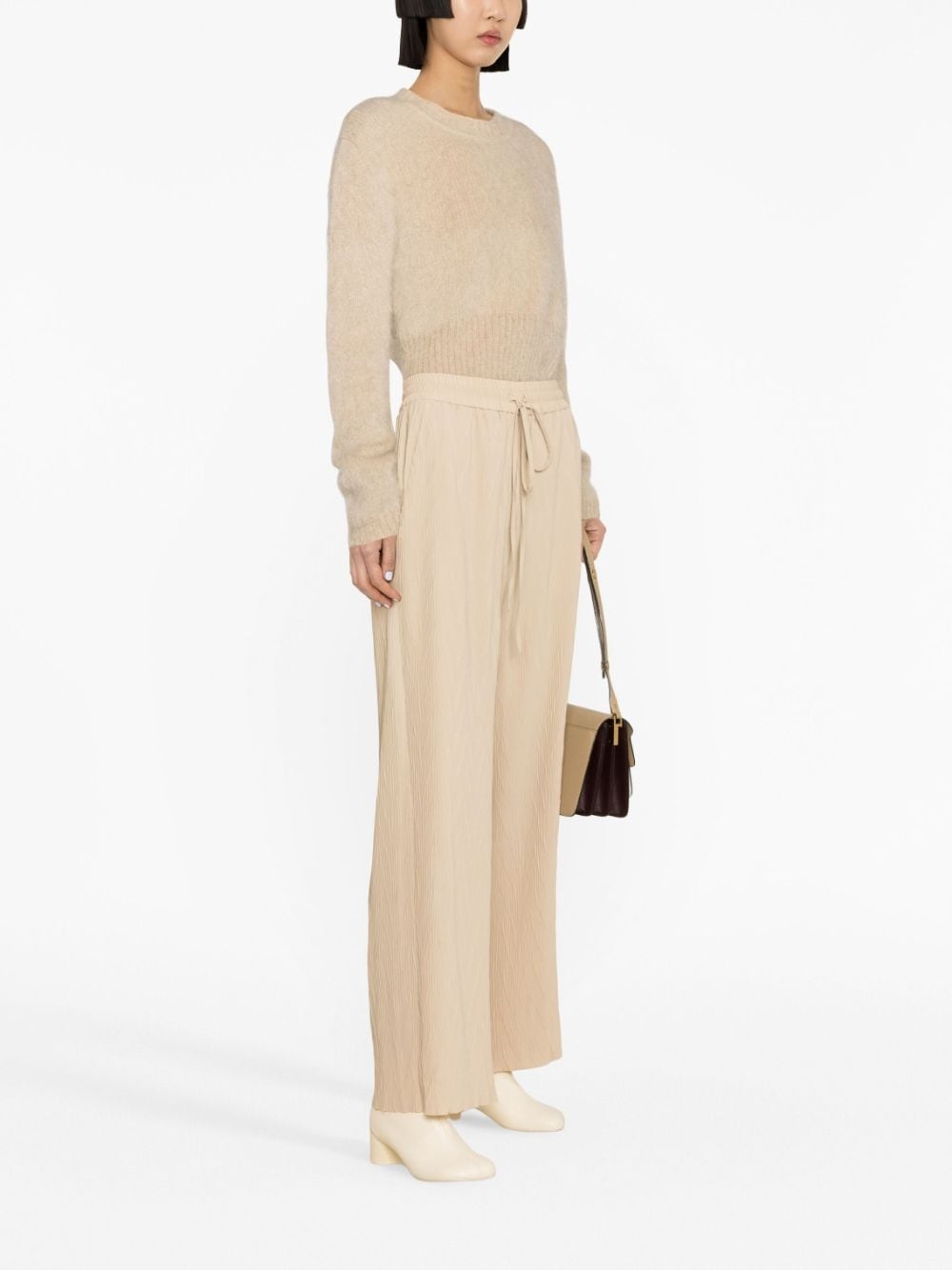 Naptune straight-leg plissÃ© trousers - 4