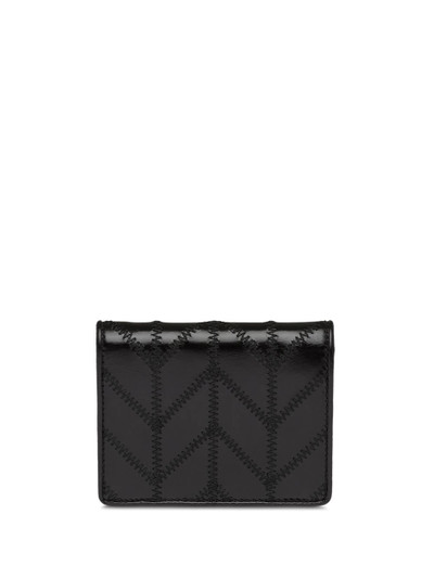 Miu Miu logo plaque wallet outlook