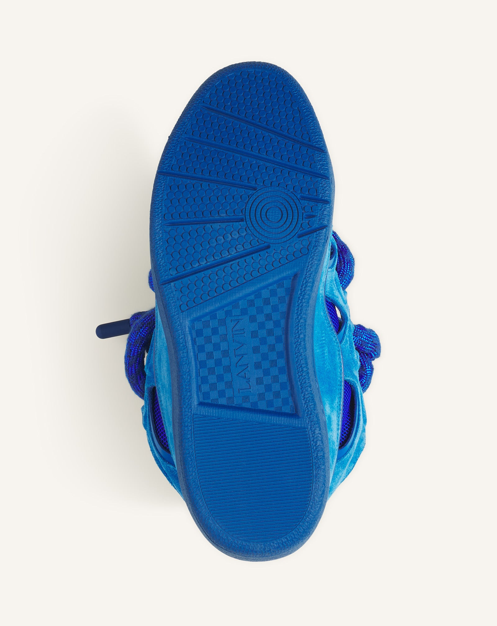 CURB SNEAKERS IN LEATHER WITH SNAKE LACES - 6
